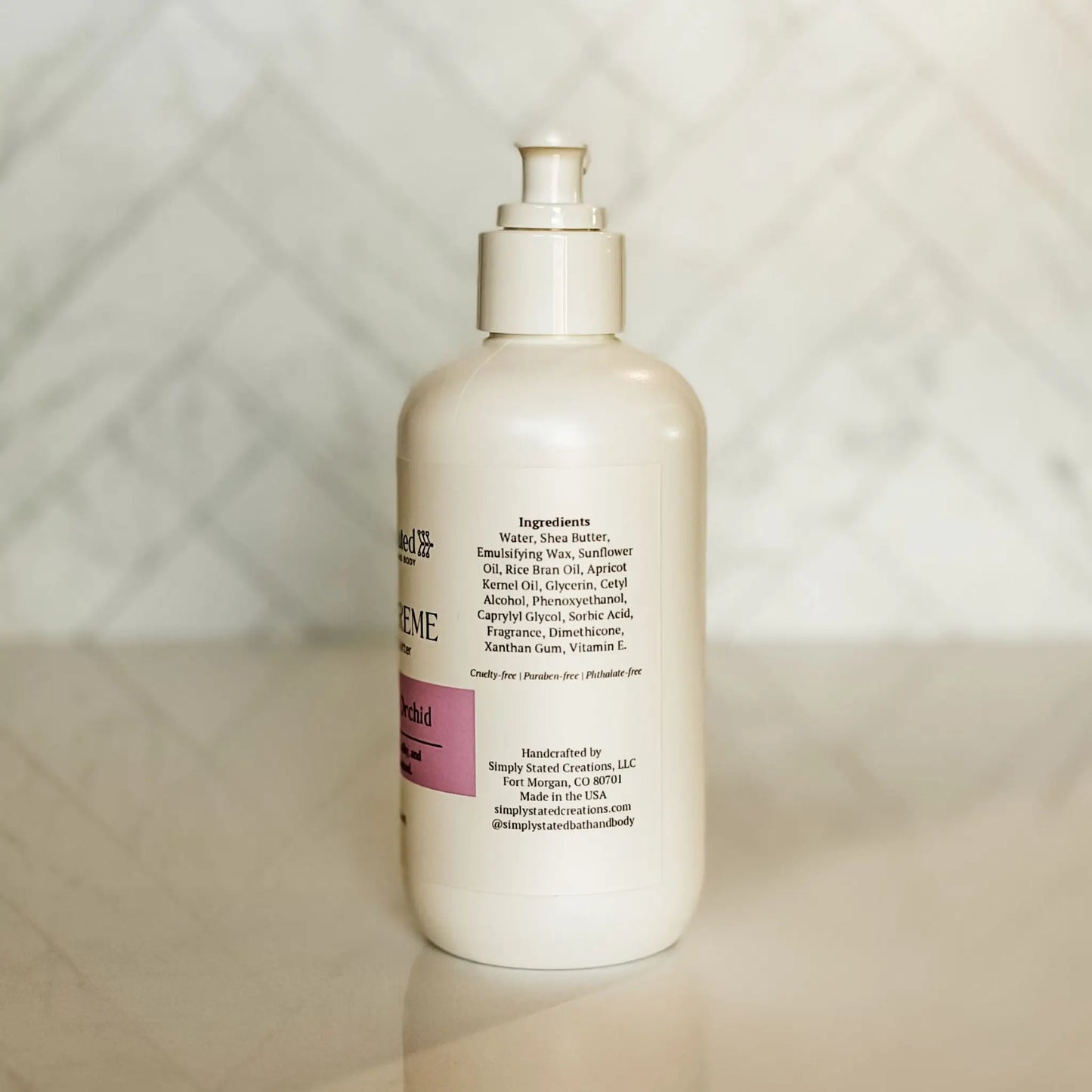 Simply Stated Sea Salt + Orchid Body Creme