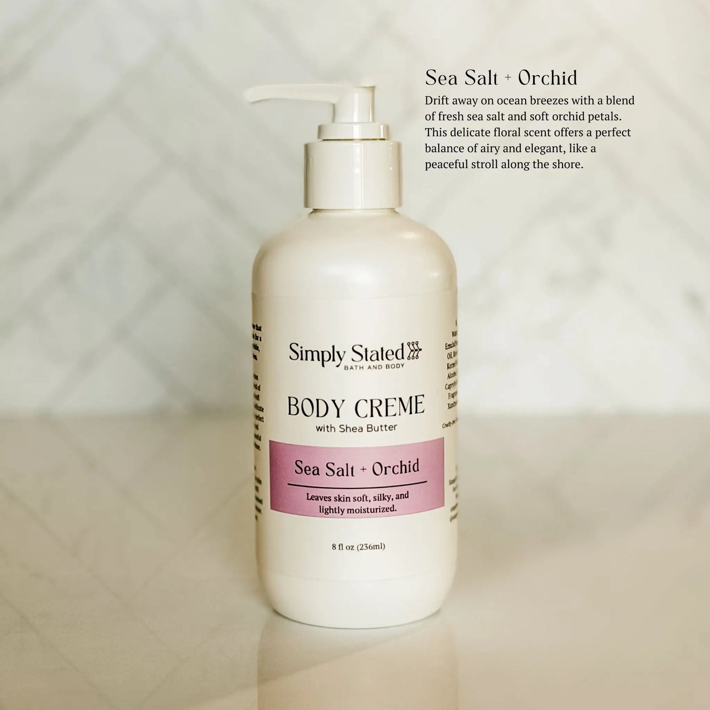 Simply Stated Sea Salt + Orchid Body Creme
