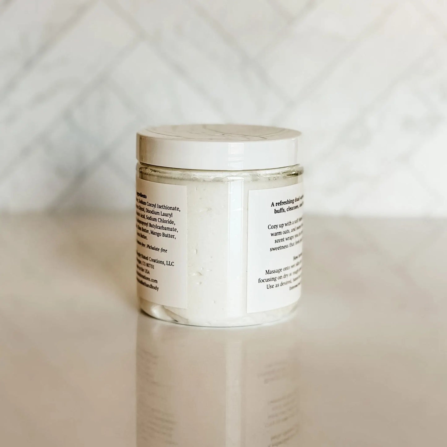 Simply Stated Oatmeal Milk + Honey Foaming Body Polish