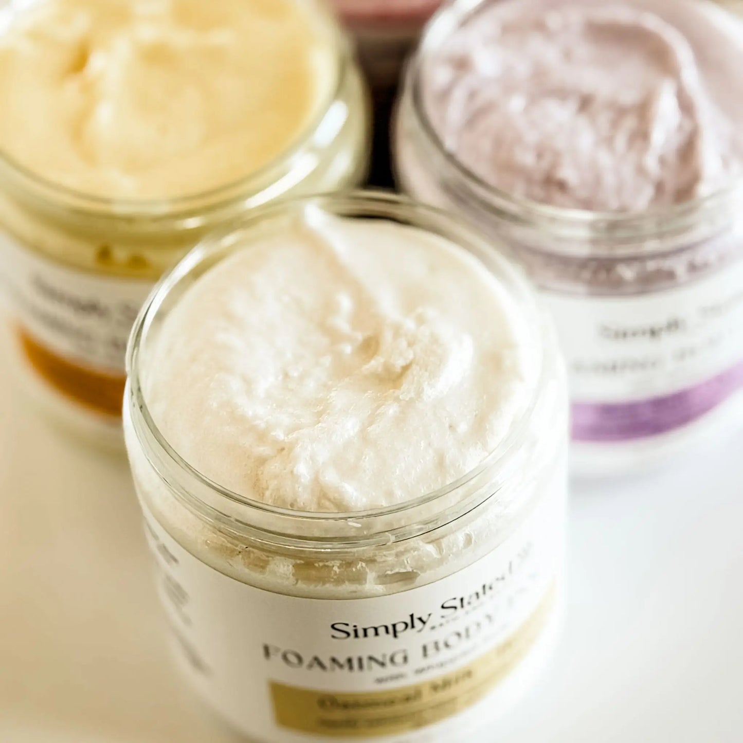 Simply Stated Oatmeal Milk + Honey Foaming Body Polish