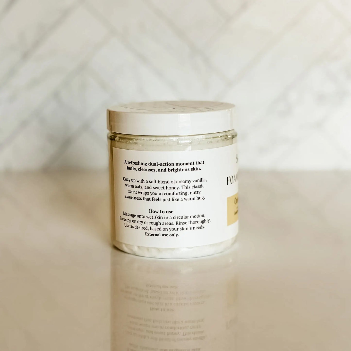 Simply Stated Oatmeal Milk + Honey Foaming Body Polish