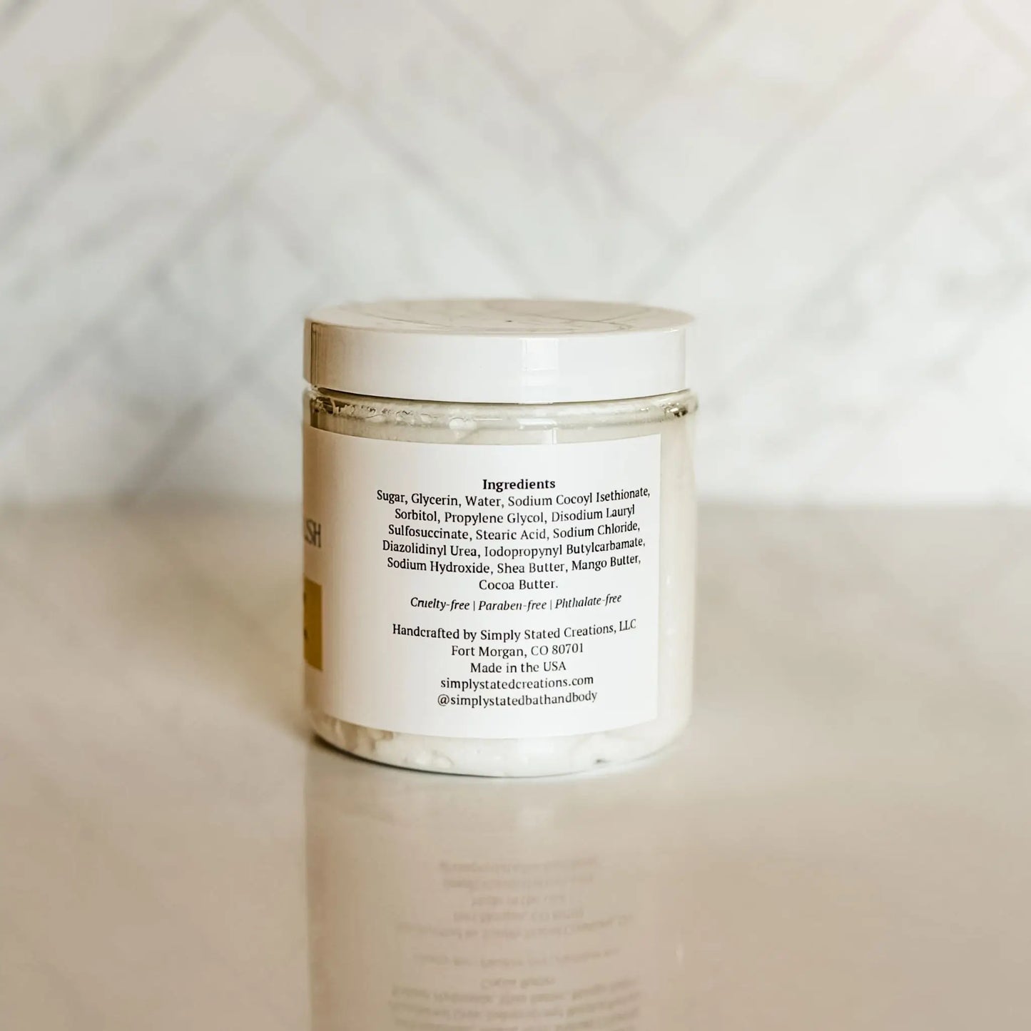 Simply Stated Oatmeal Milk + Honey Foaming Body Polish