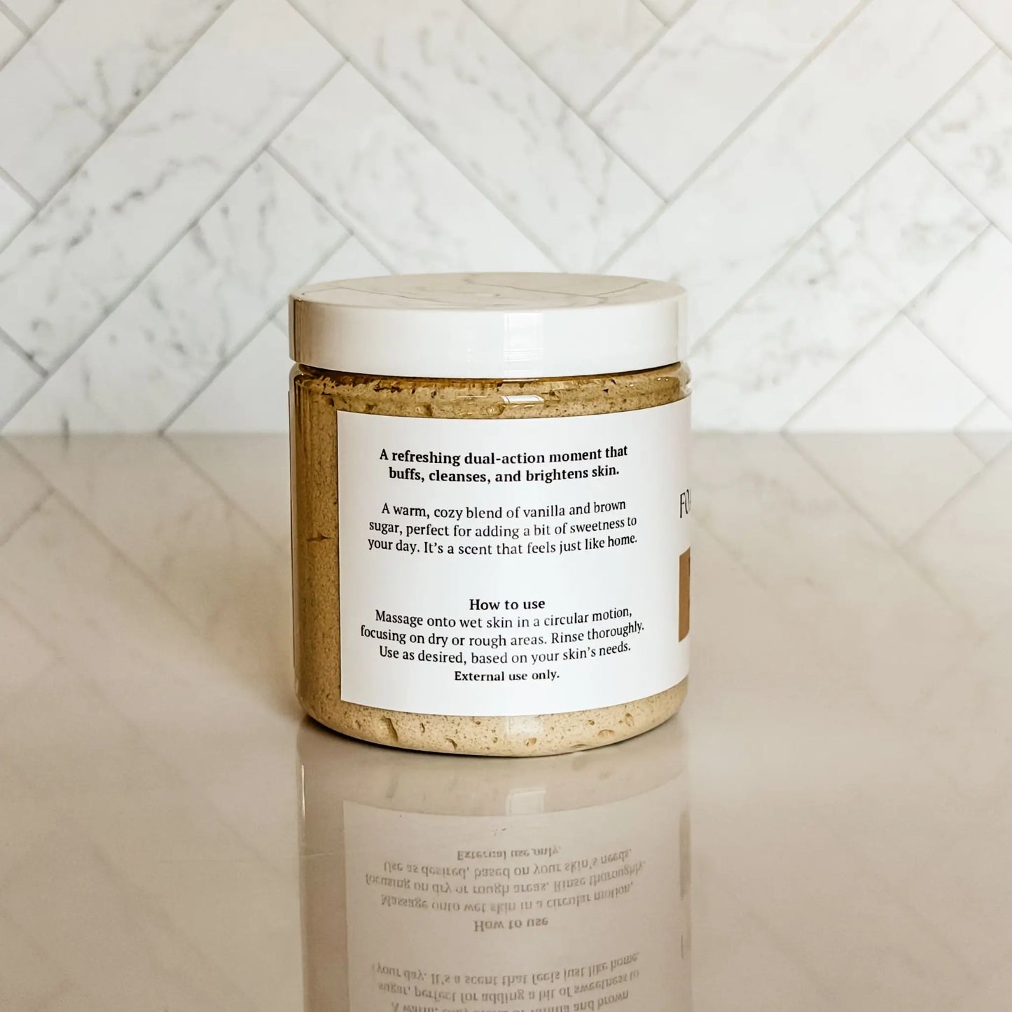 Simply Stated Warm Vanilla + Sugar Foaming Body Polish