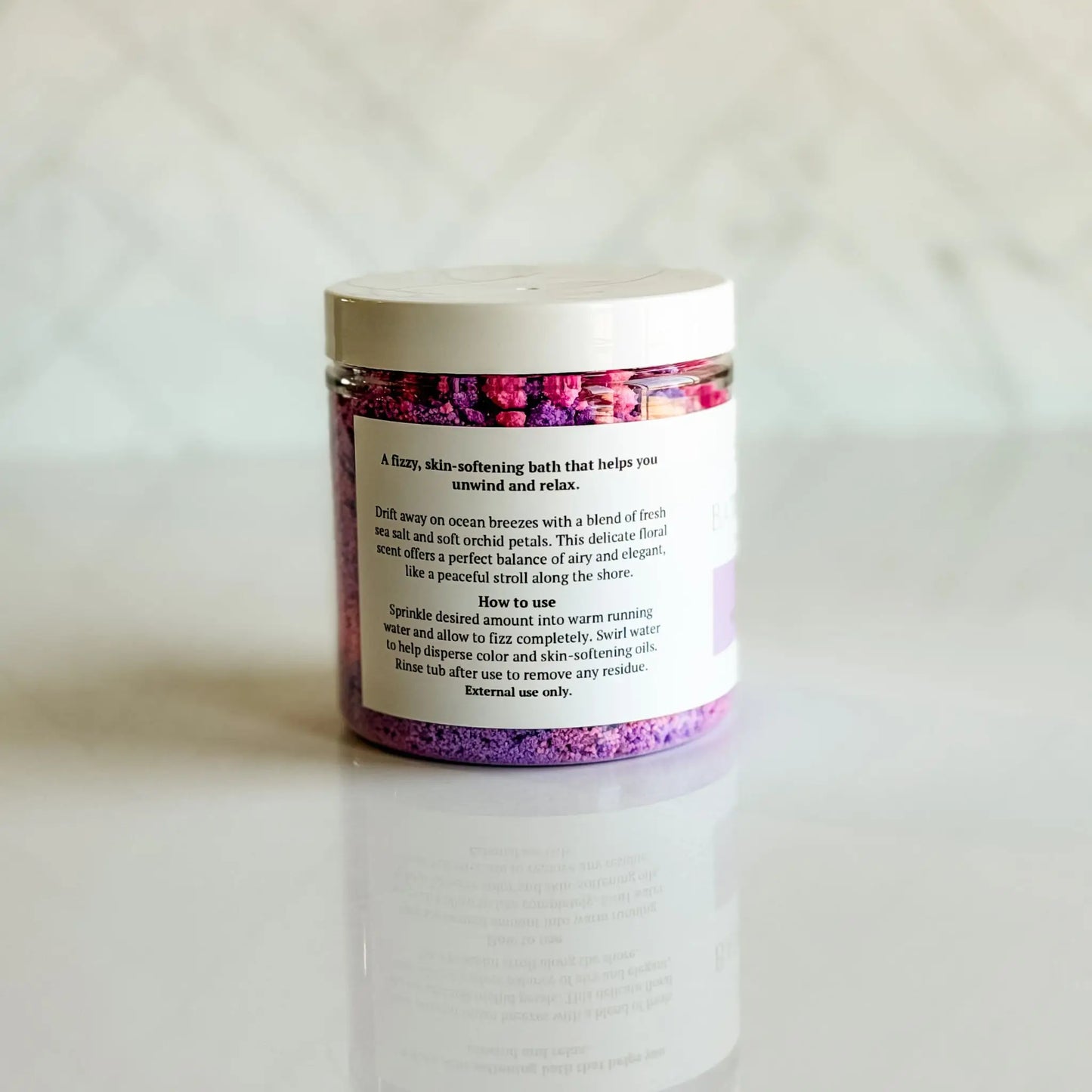 Simply Stated Sea Salt + Orchid Bath Bomb Powder