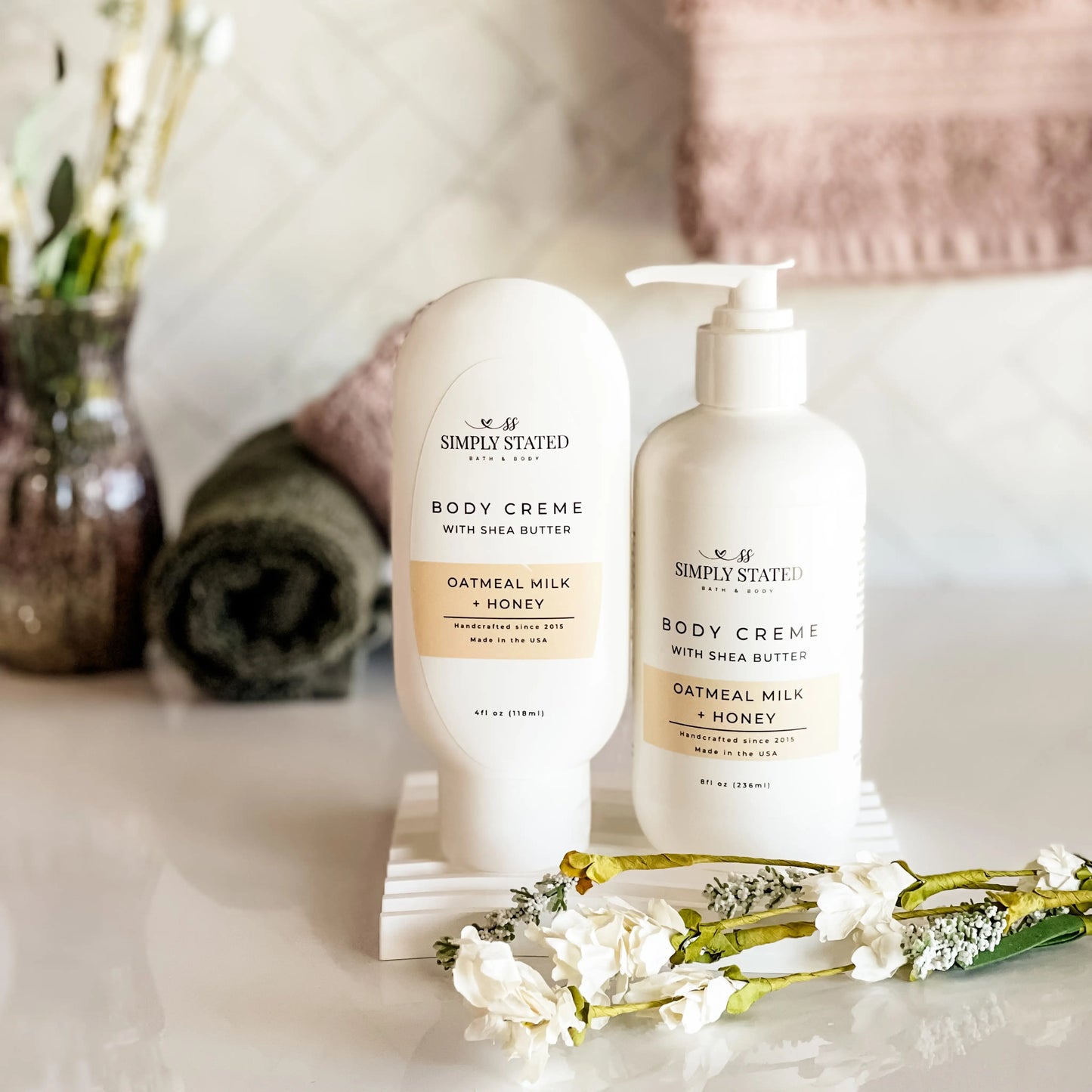 Simply Stated Oatmeal Milk + Honey Body Creme