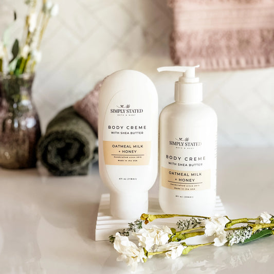 Simply Stated Oatmeal Milk + Honey Body Creme