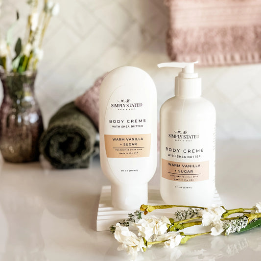 Simply Stated Warm Vanilla + Sugar Body Creme