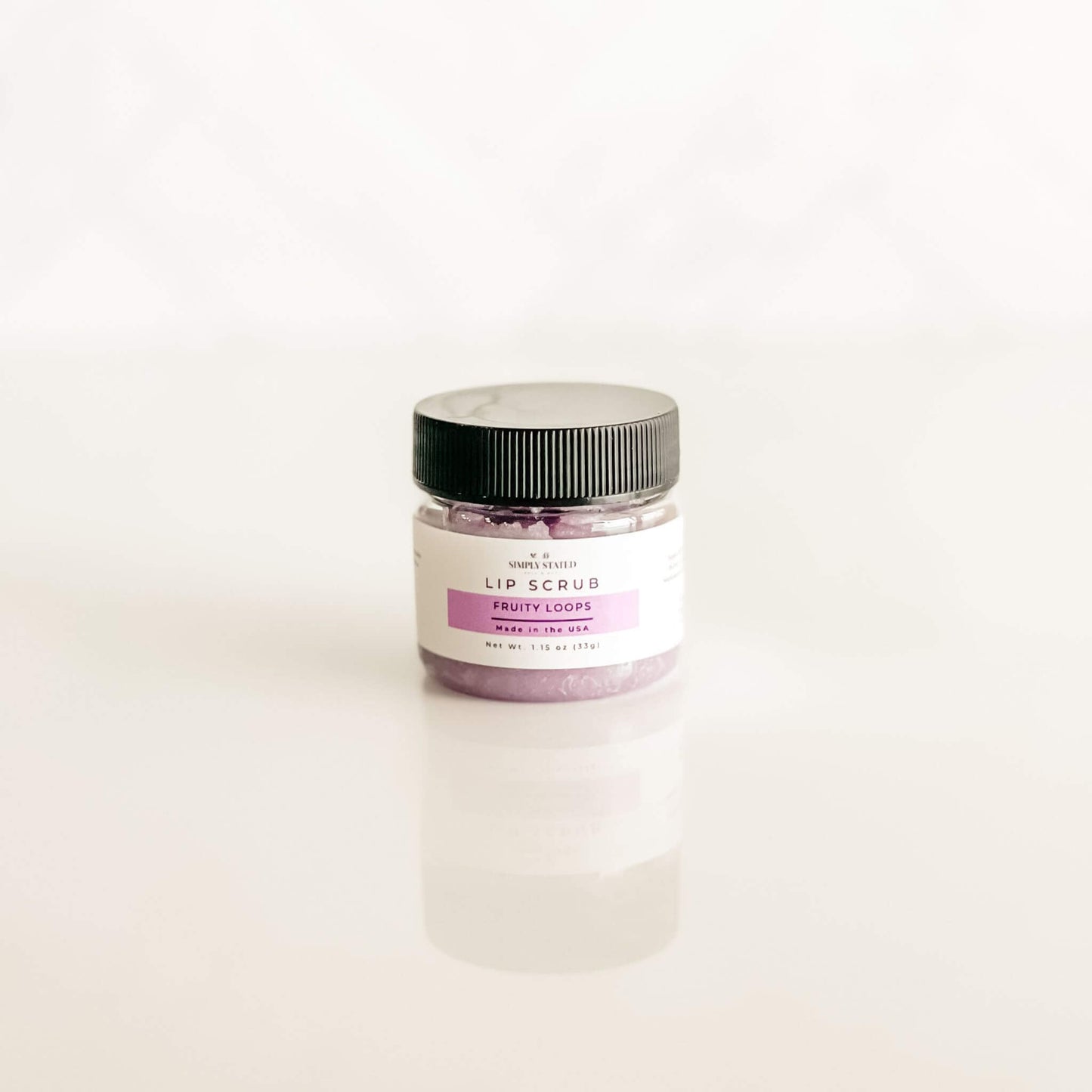 Simply Stated Creations Signature Lip Scrub – Exfoliating Sugar Scrub for Soft Lips
