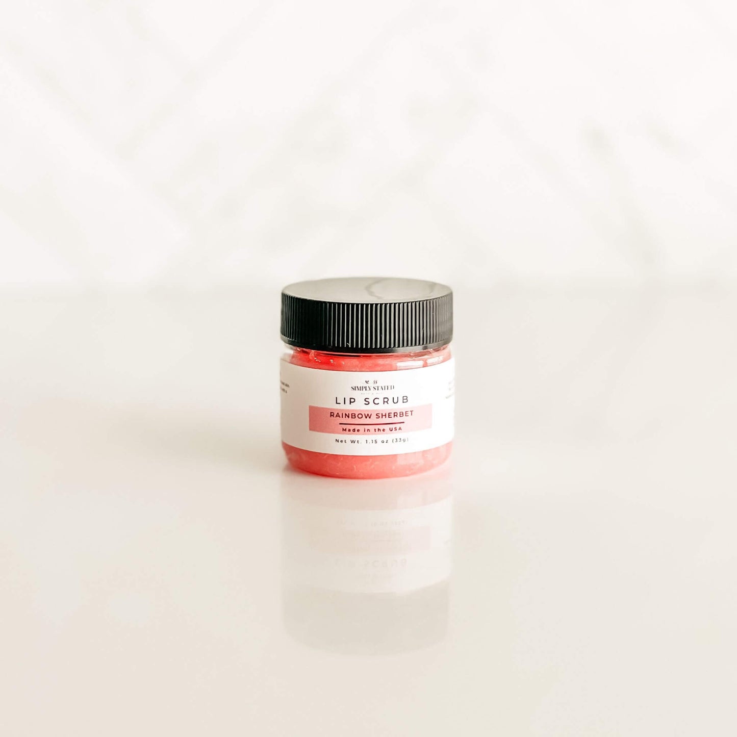 Simply Stated Creations Signature Lip Scrub – Exfoliating Sugar Scrub for Soft Lips