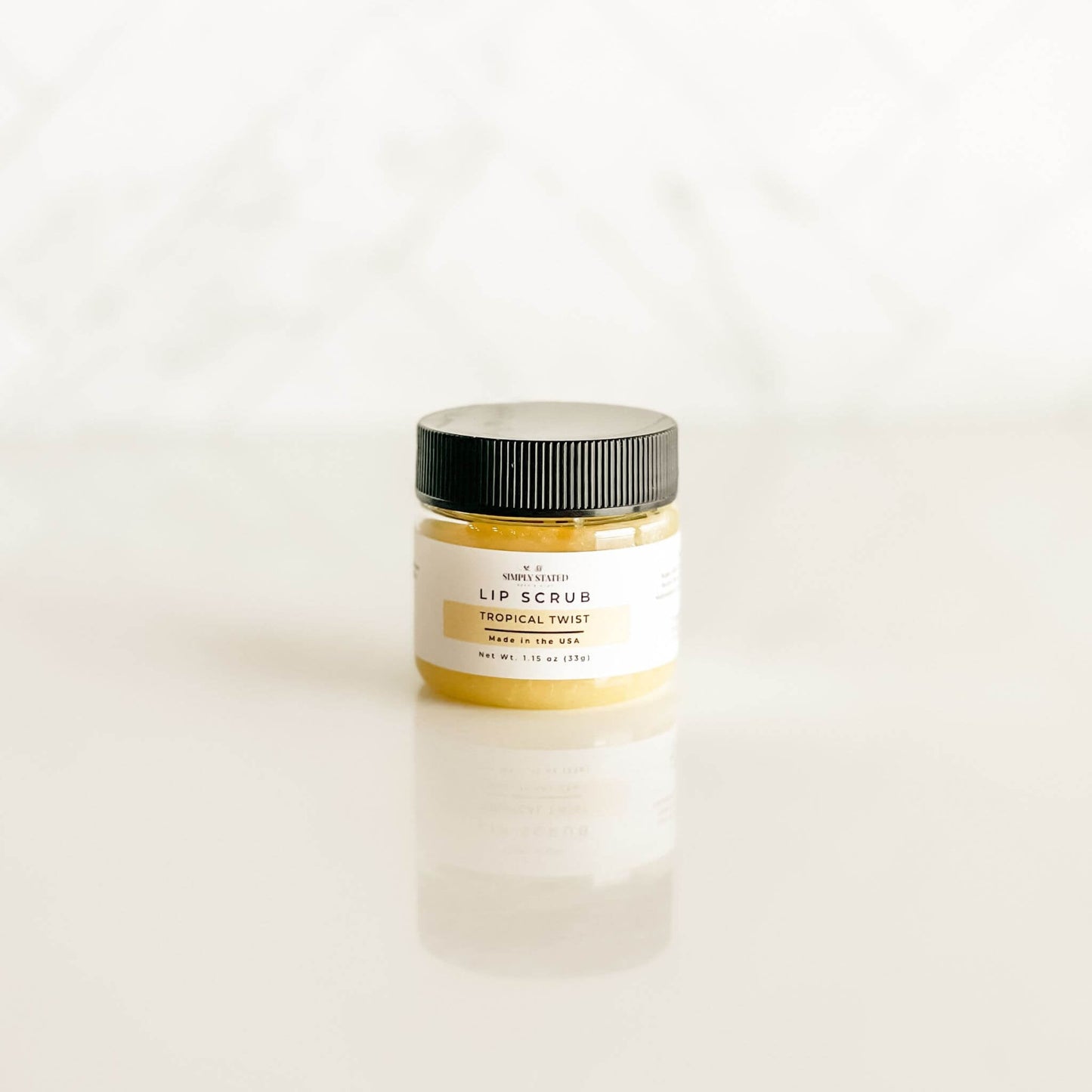 Simply Stated Creations Signature Lip Scrub – Exfoliating Sugar Scrub for Soft Lips