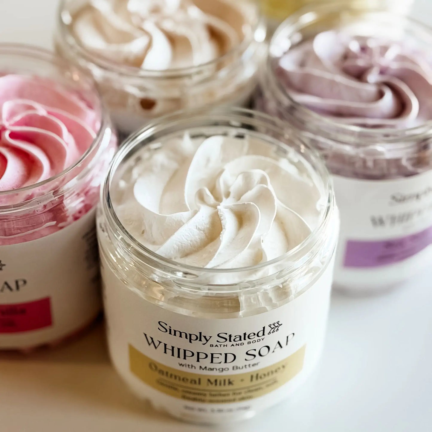 Simply Stated Oatmeal Milk + Honey Whipped Soap