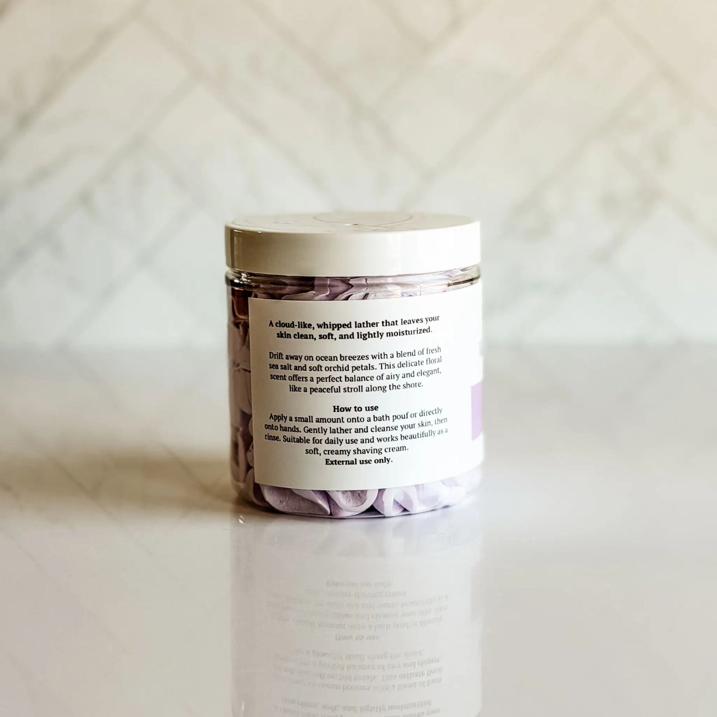 Simply Stated Sea Salt + Orchid Whipped Soap