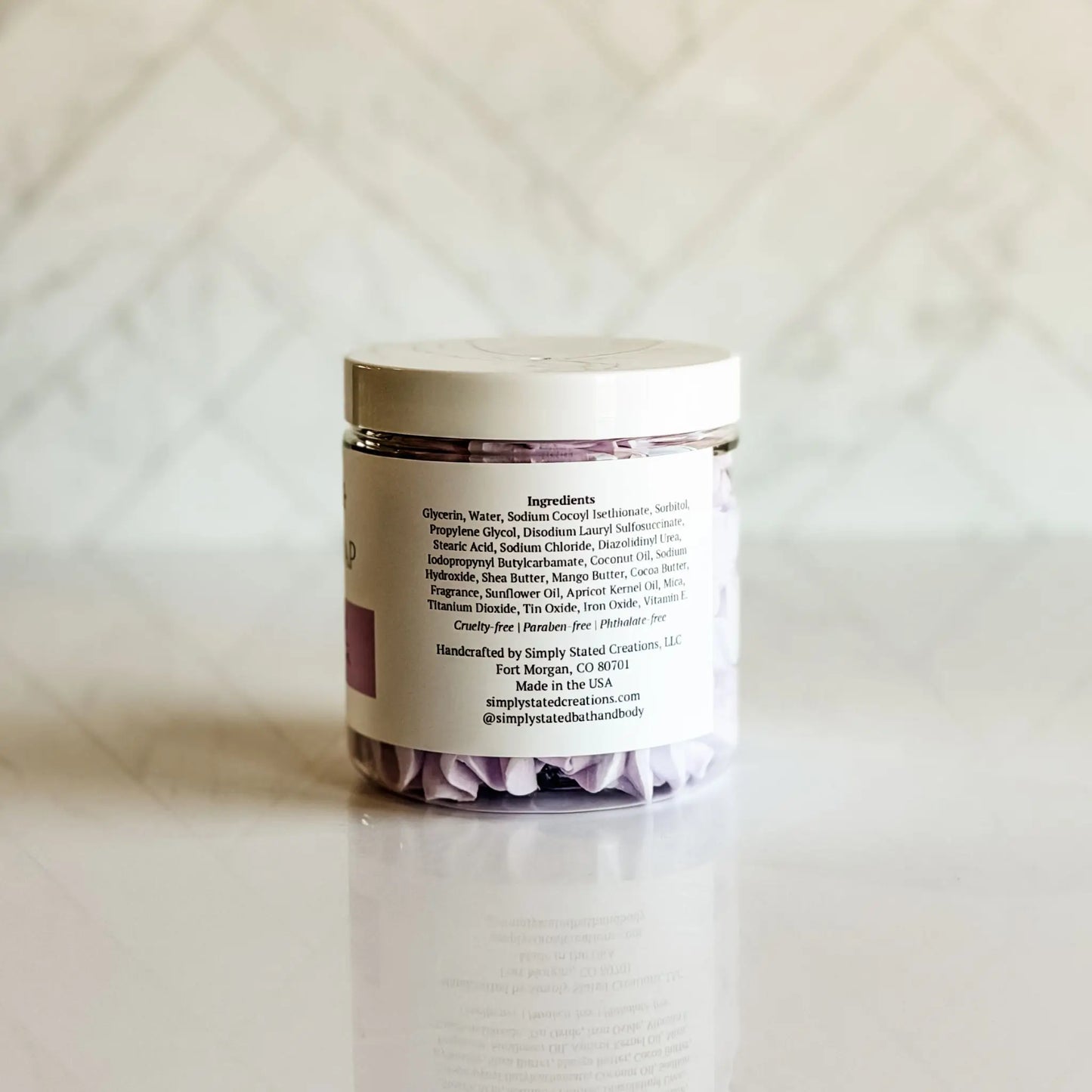 Simply Stated Sea Salt + Orchid Whipped Soap