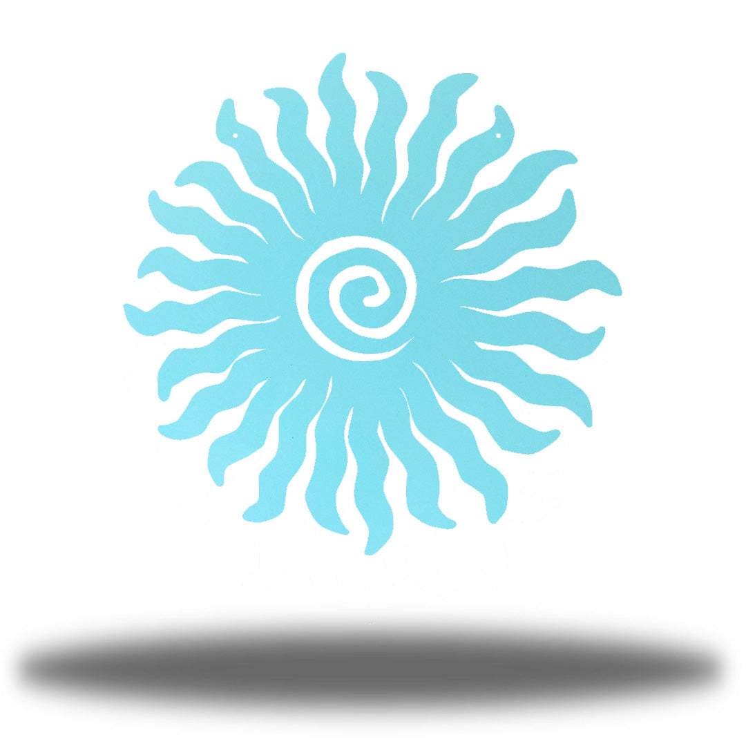 Sun Burst Fiber Laser Powder Coated Wall Art - choice of colors - Made in America