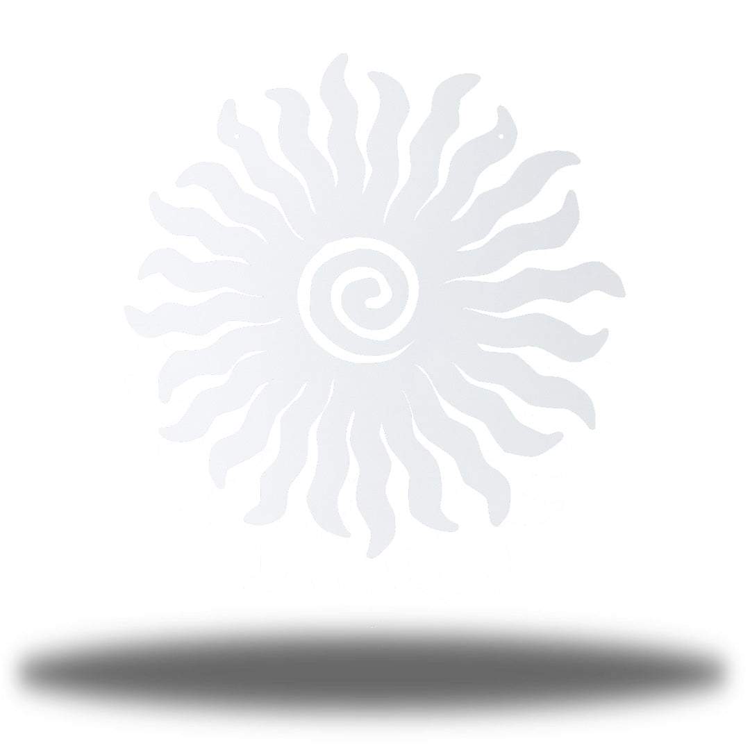 Sun Burst Fiber Laser Powder Coated Wall Art - choice of colors - Made in America