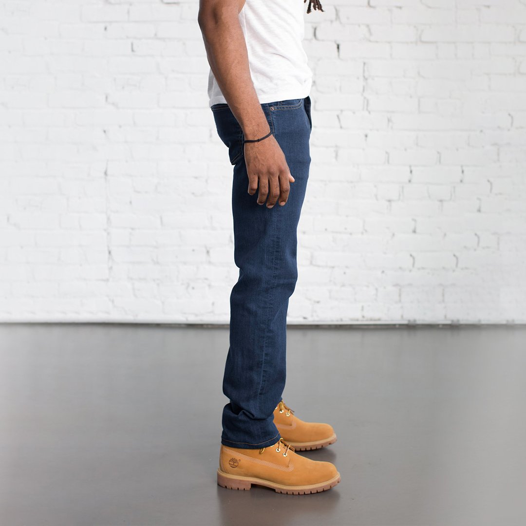 Dearborn Denim & Apparel Men's Tailored Fit Medium Wash Jeans