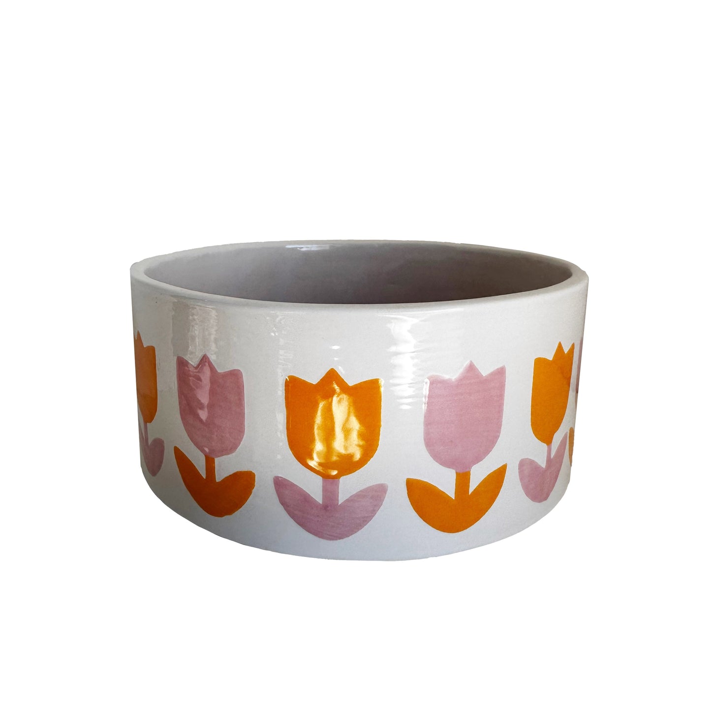 Tulip Fever Hand Poured Candle & Vase - choice of colors
