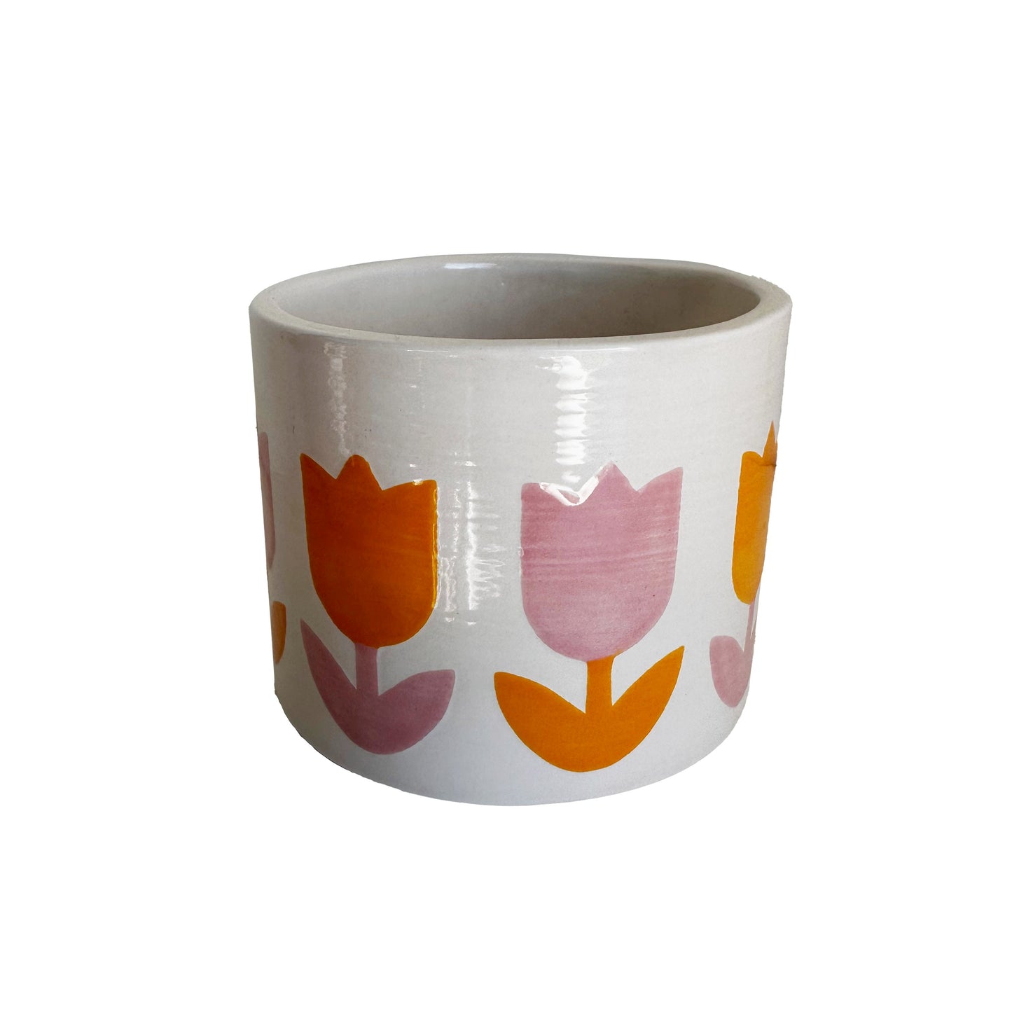 Tulip Fever Hand Poured Candle & Vase - choice of colors