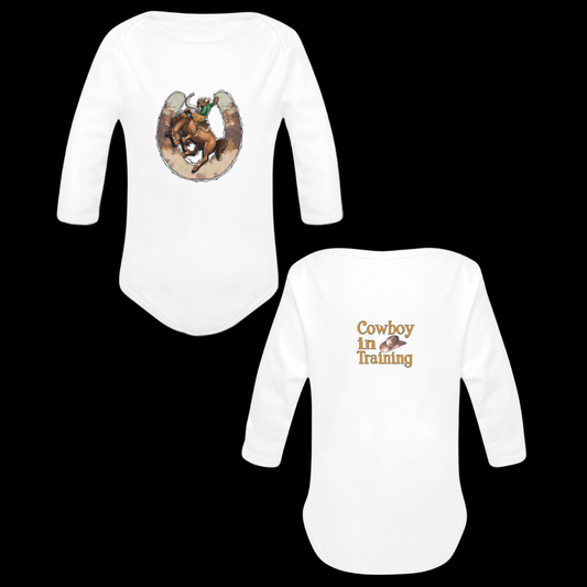 Rodeo Cowboy In Training Long Sleeve Bodysuit Baby