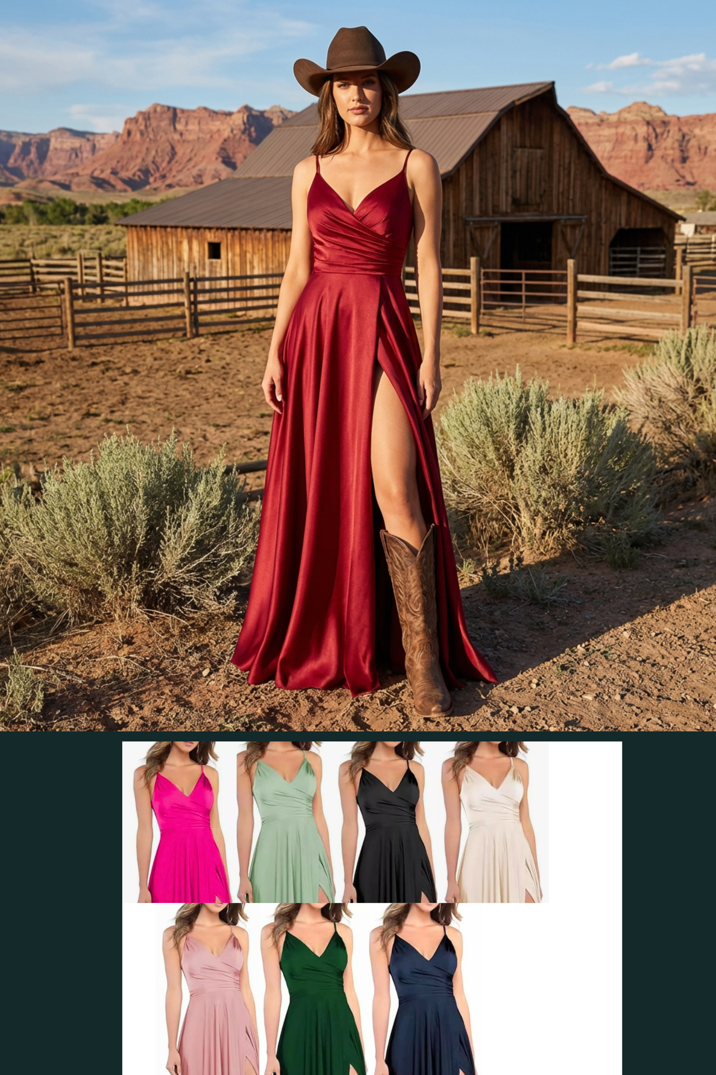 Showdown Elegant Maxi Dress  - Choice of Colors