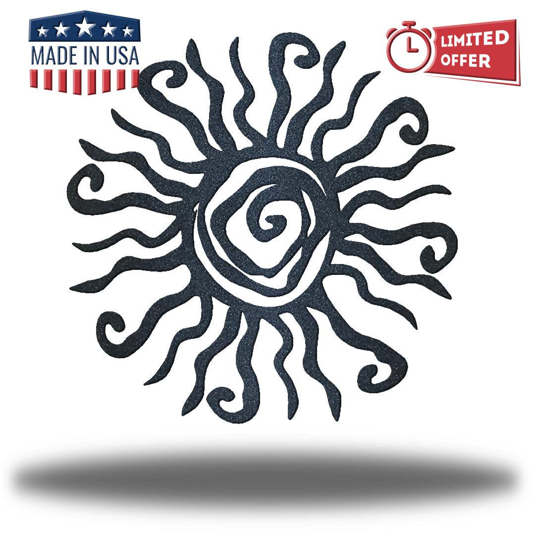 Riverside Designs Wacky Sun Metal Wall Art Choice of Colors Made in America