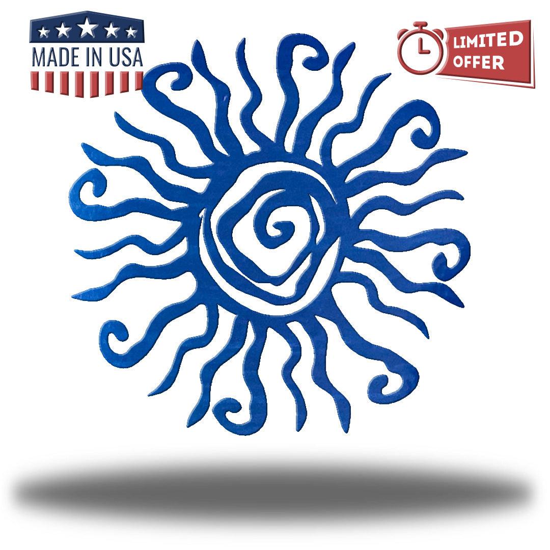 Riverside Designs Wacky Sun Metal Wall Art Choice of Colors Made in America