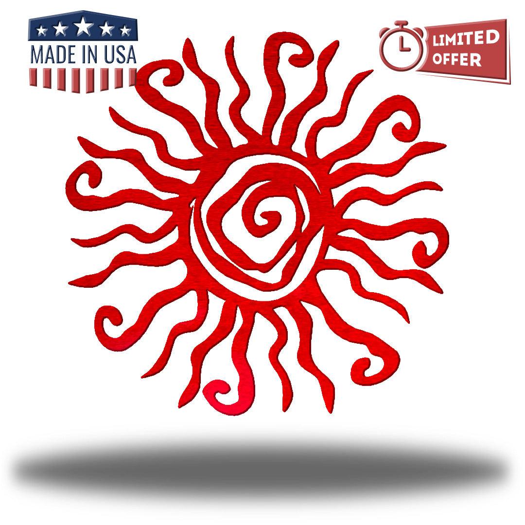 Riverside Designs Wacky Sun Metal Wall Art Choice of Colors Made in America
