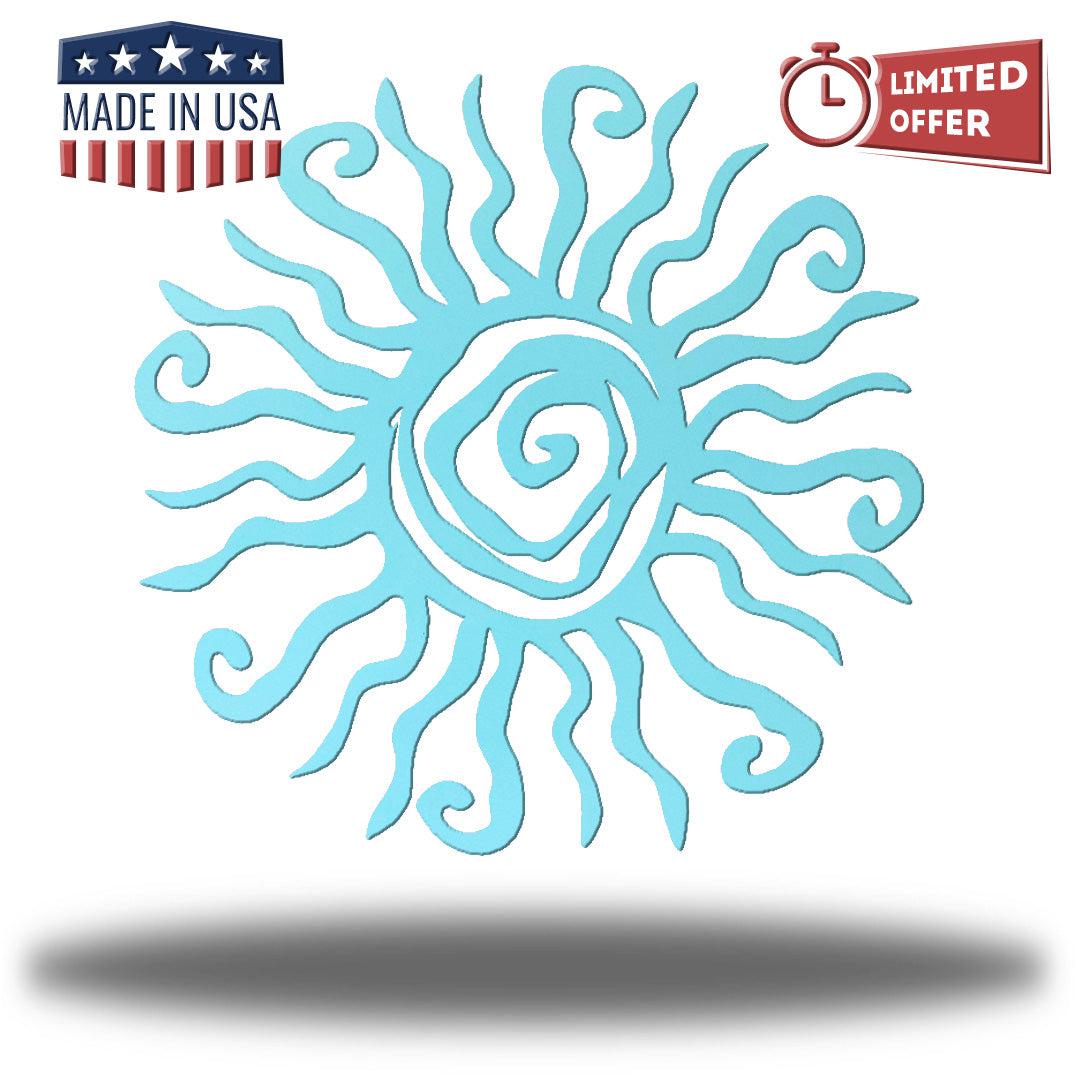Riverside Designs Wacky Sun Metal Wall Art Choice of Colors Made in America