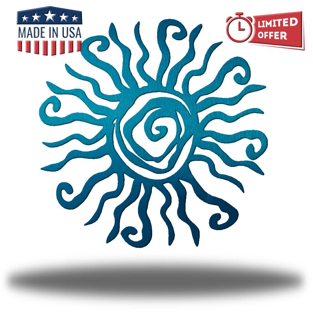 Riverside Designs Wacky Sun Metal Wall Art Choice of Colors Made in America