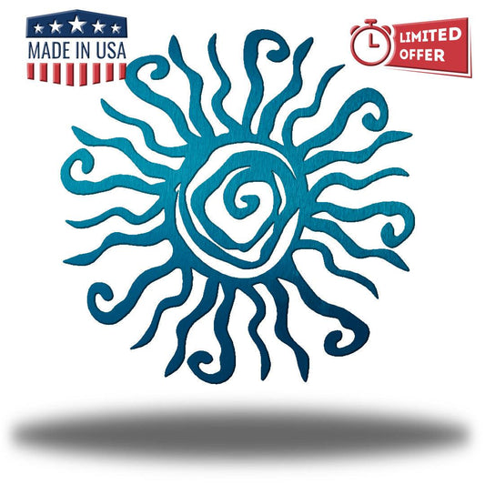 Riverside Designs Wacky Sun Metal Wall Art Choice of Colors Made in America