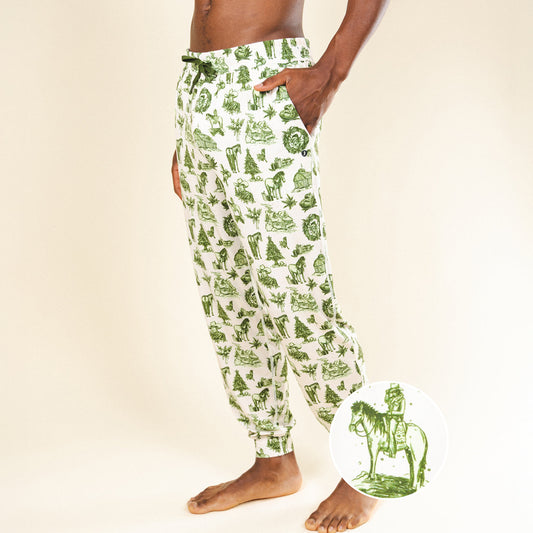 The Western Wonderland | Western Toile SleepDeep™ Men’s Pajama Joggers