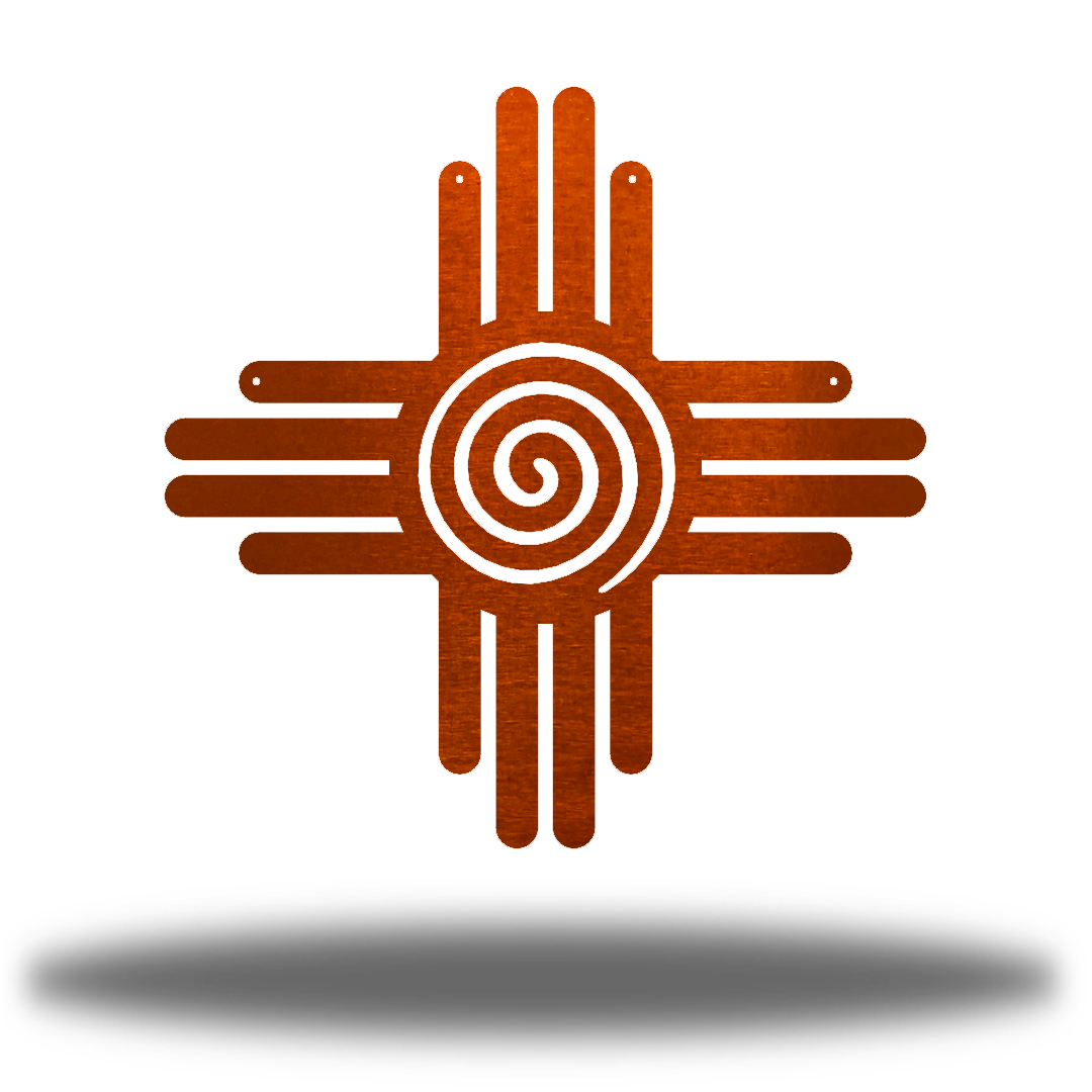 Riverside Designs Zia Sun Metal Wall Art Choice of Colors Made in America