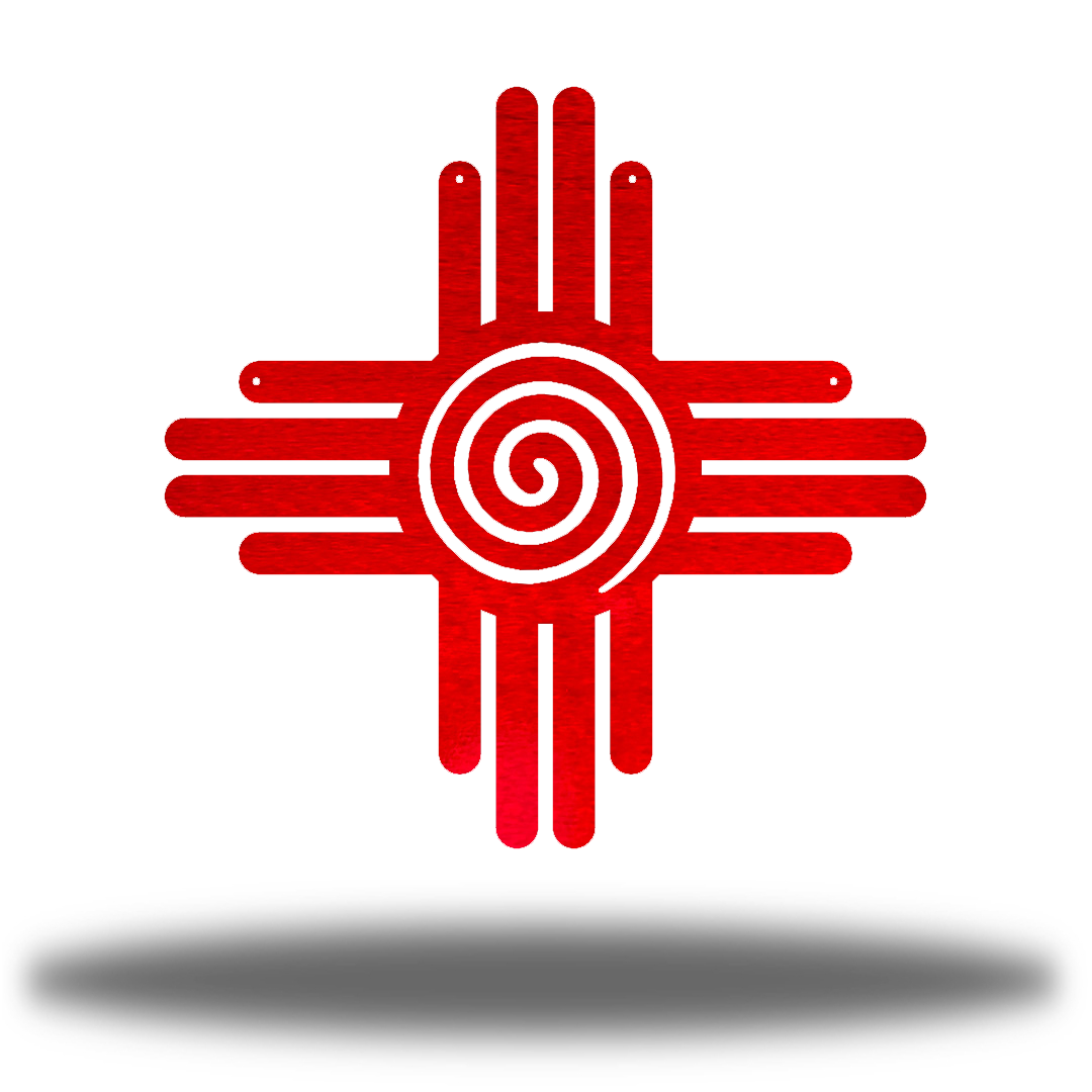 Riverside Designs Zia Sun Metal Wall Art Choice of Colors Made in America