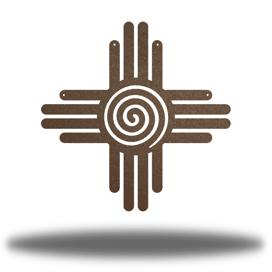 Riverside Designs Zia Sun Metal Wall Art Choice of Colors Made in America