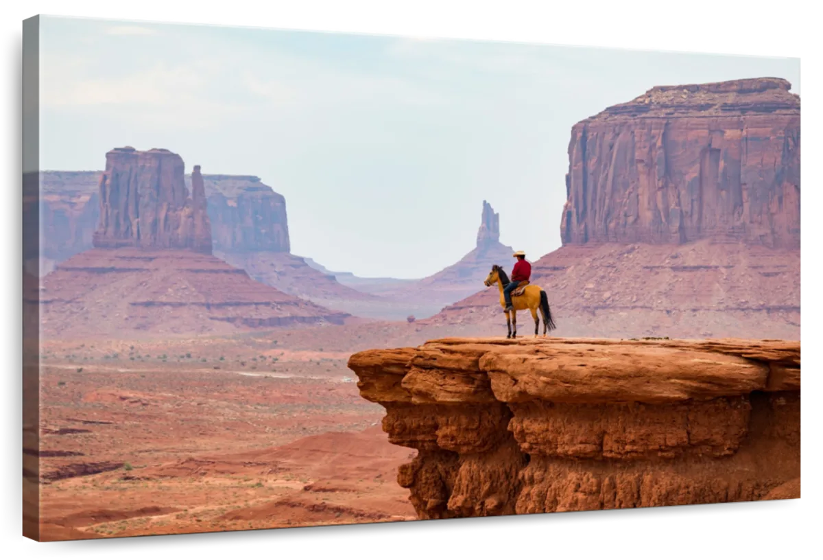 Cowboy Of Monument Valley Wall Art