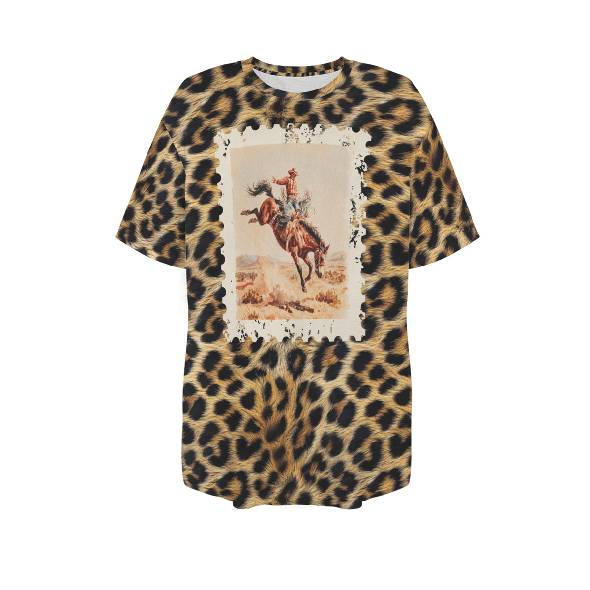Baha Ranch Originals Softest Leopard tee