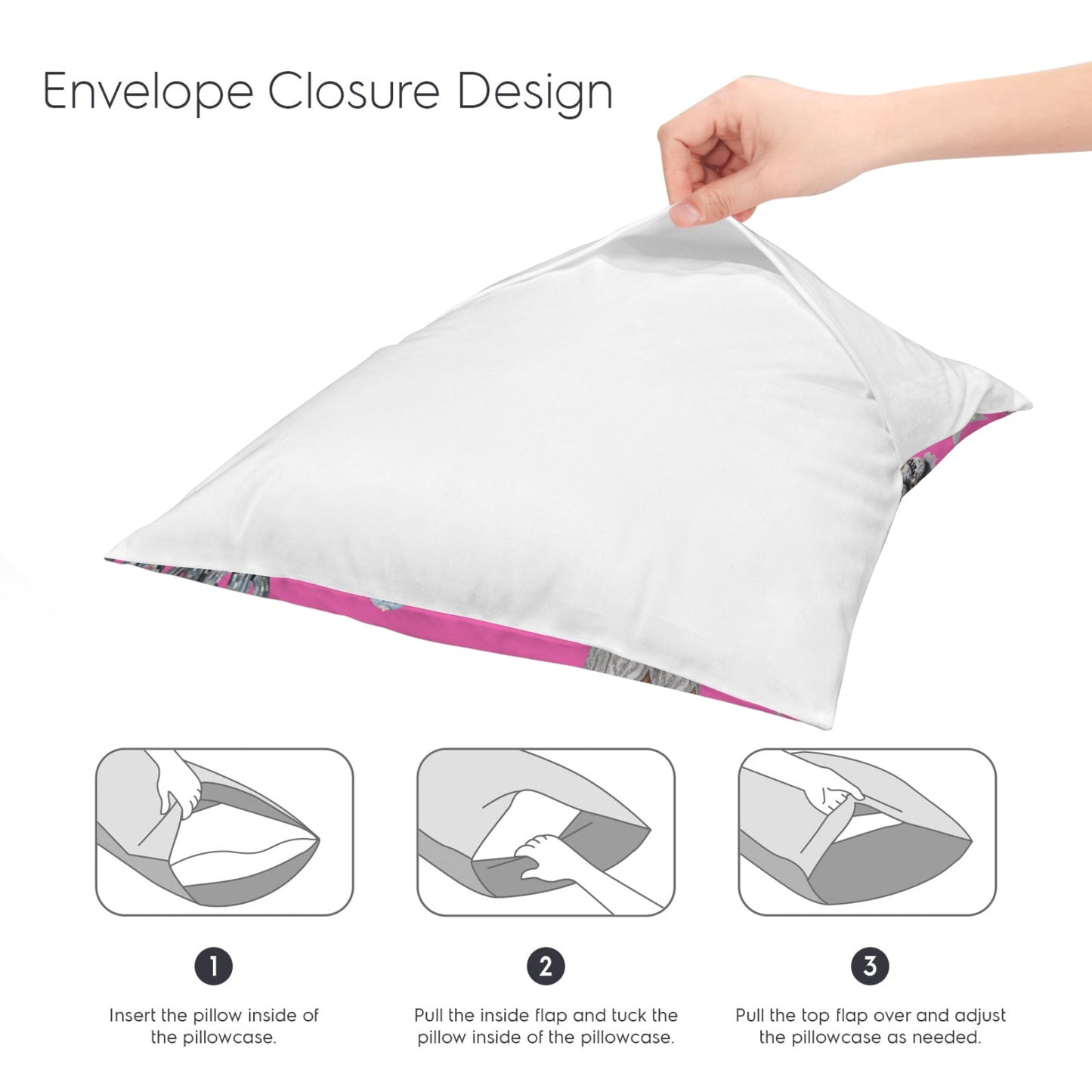 Baha Ranch Pink YEEHAW Velvety Soft Pillow Case Made in America