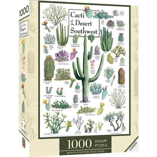 Cacti of the Desert Southwest 1000 Piece Jigsaw Puzzle