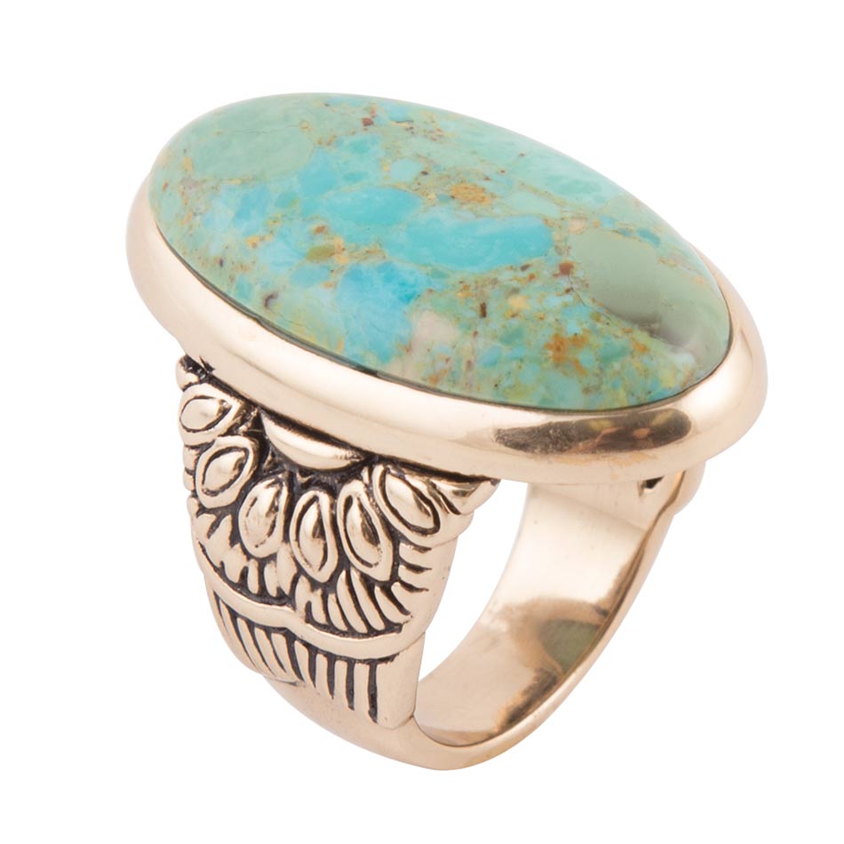 Agave Genuine Turquoise Ring