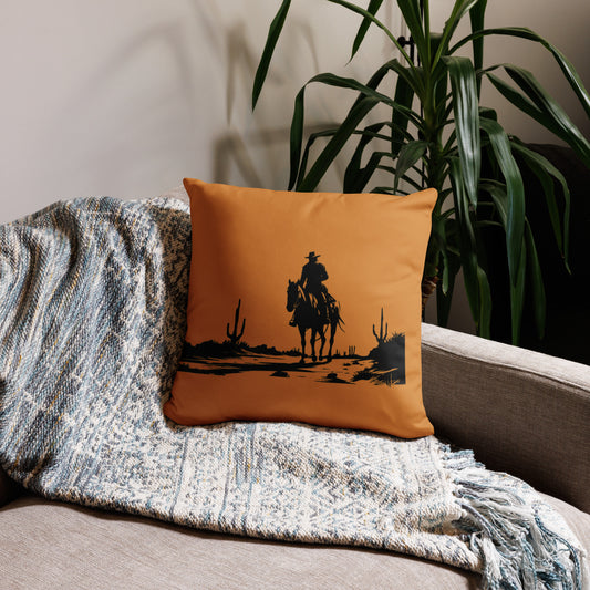 Desert Cowboy Basic Pillow