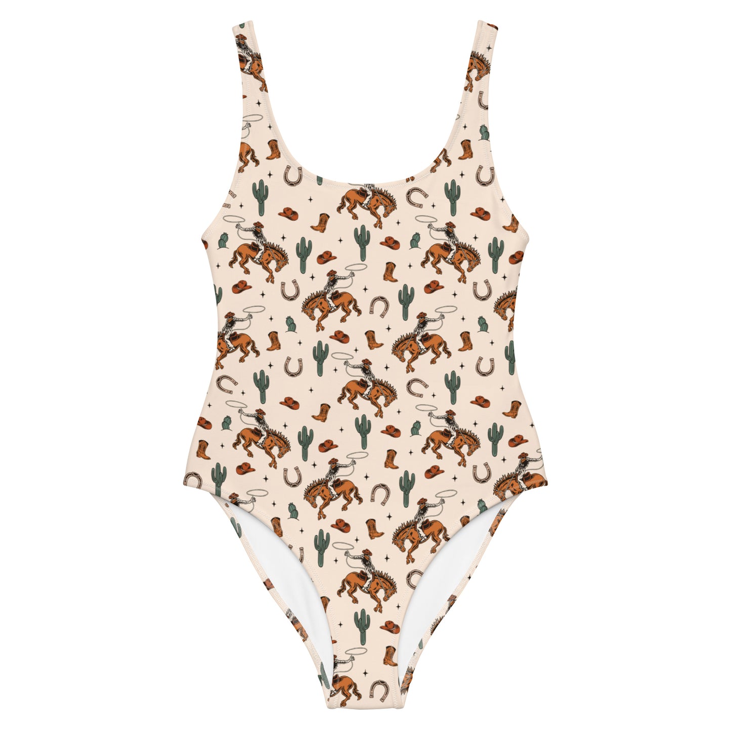 Rodeo Cowboy One-Piece Swimsuit