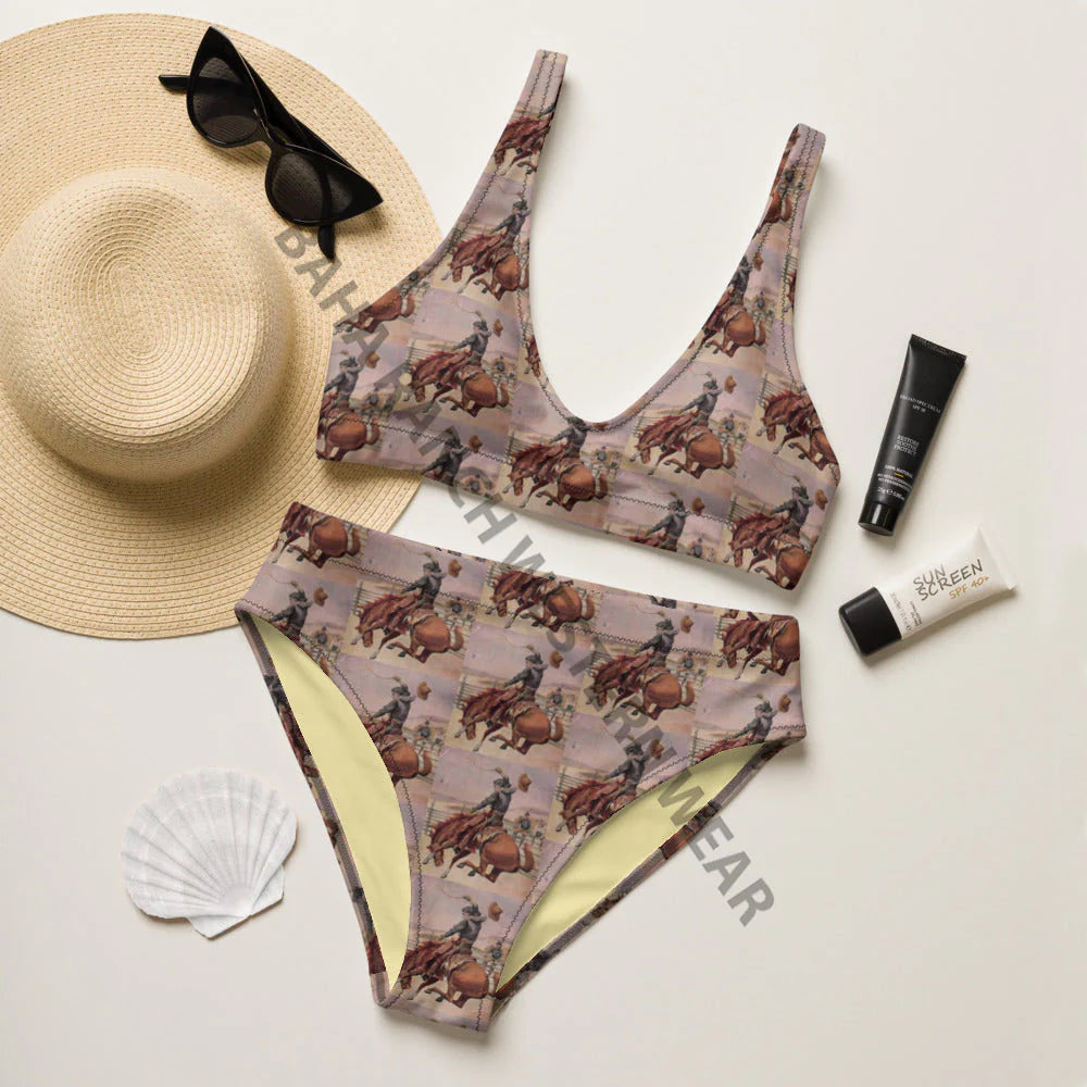 Yeehaw Rodeo Cowboy Bikini 2XL