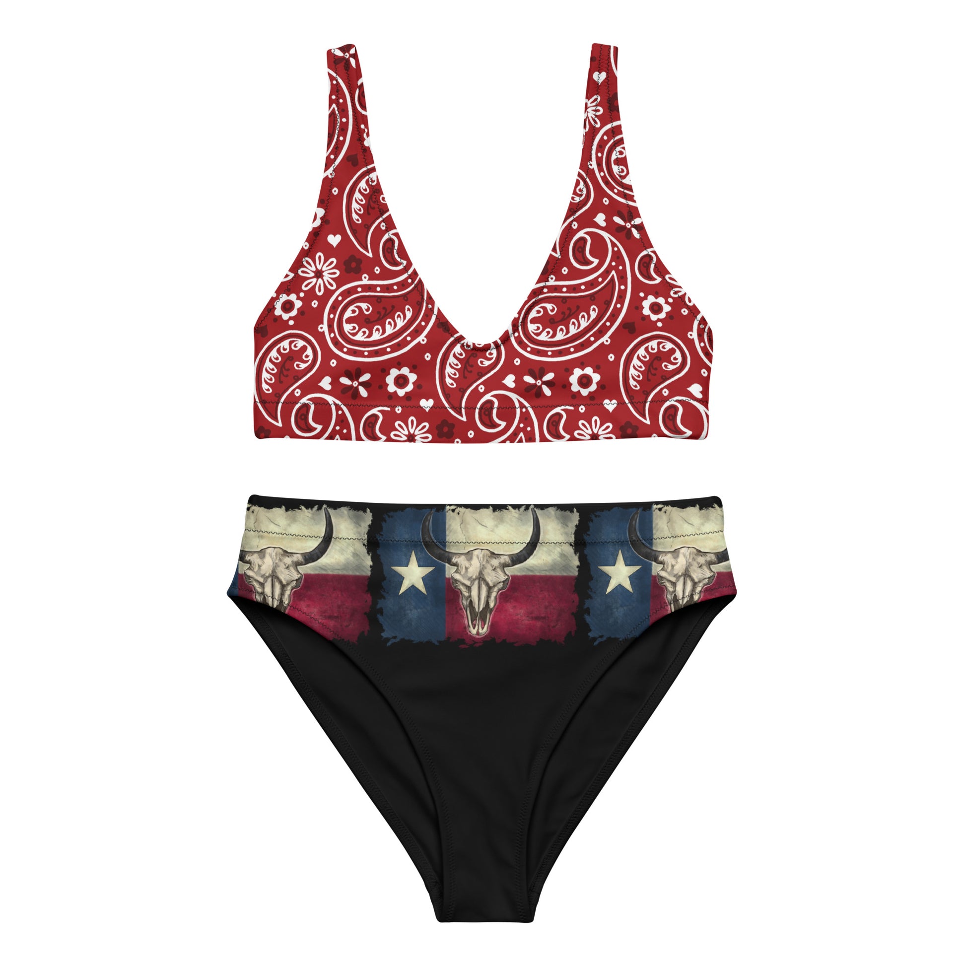 American Flag Bikini Top - Baha Ranch Western Wear