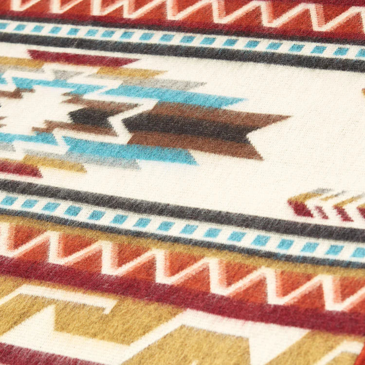 Antisana Earth Aztec Blanket from Ecuador