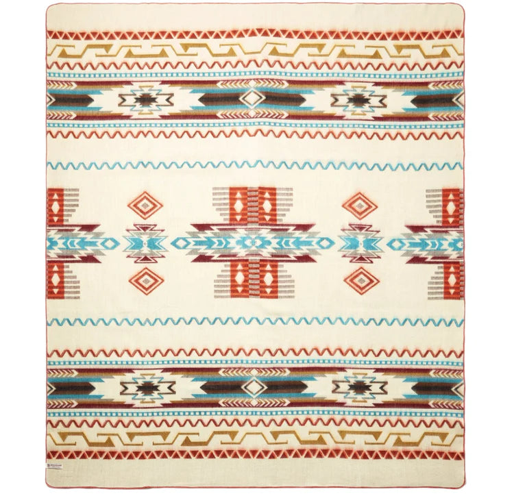 Antisana Earth Aztec Blanket from Ecuador