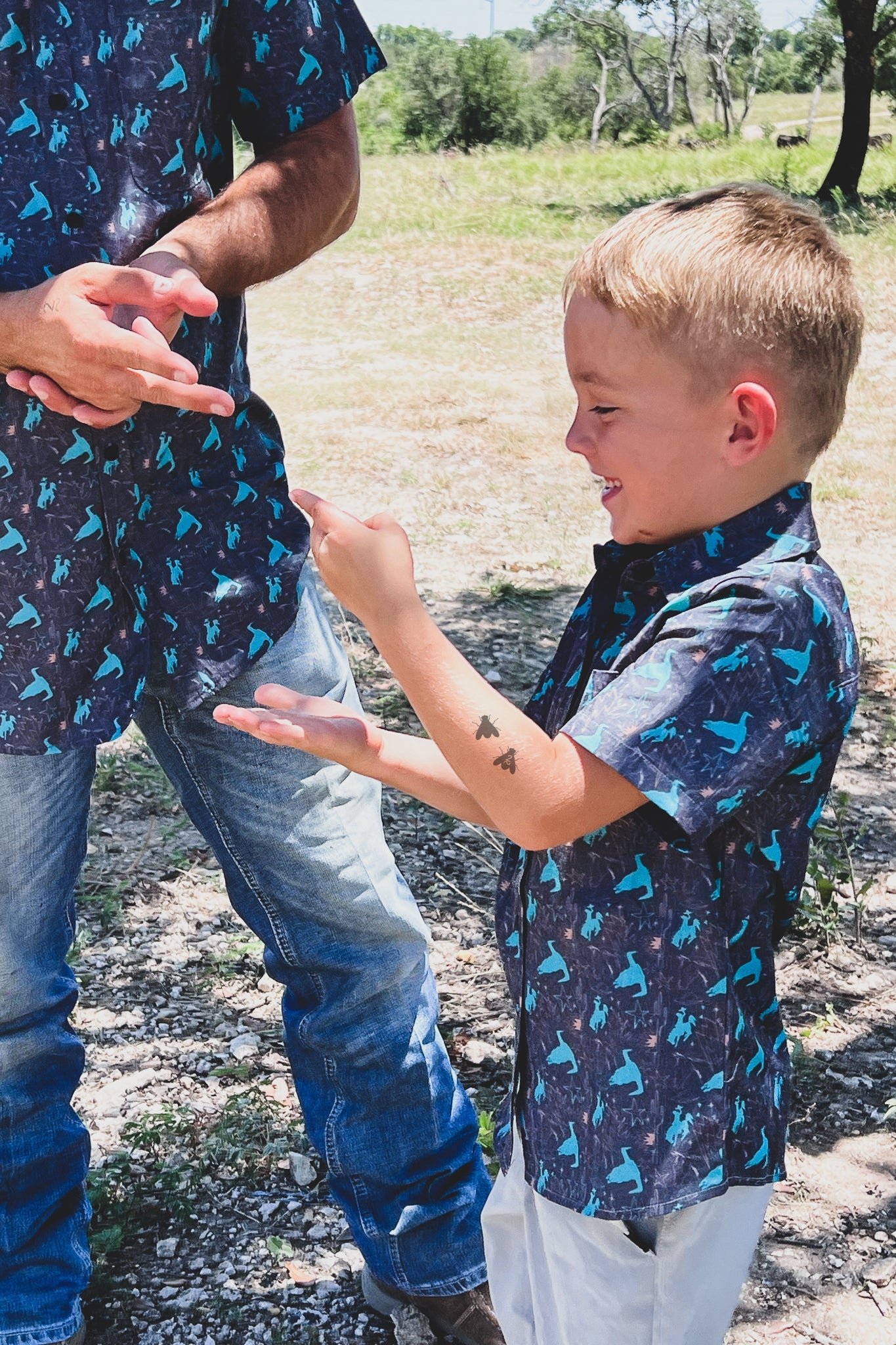 Cosmic Cowboy [Kids] Button Up