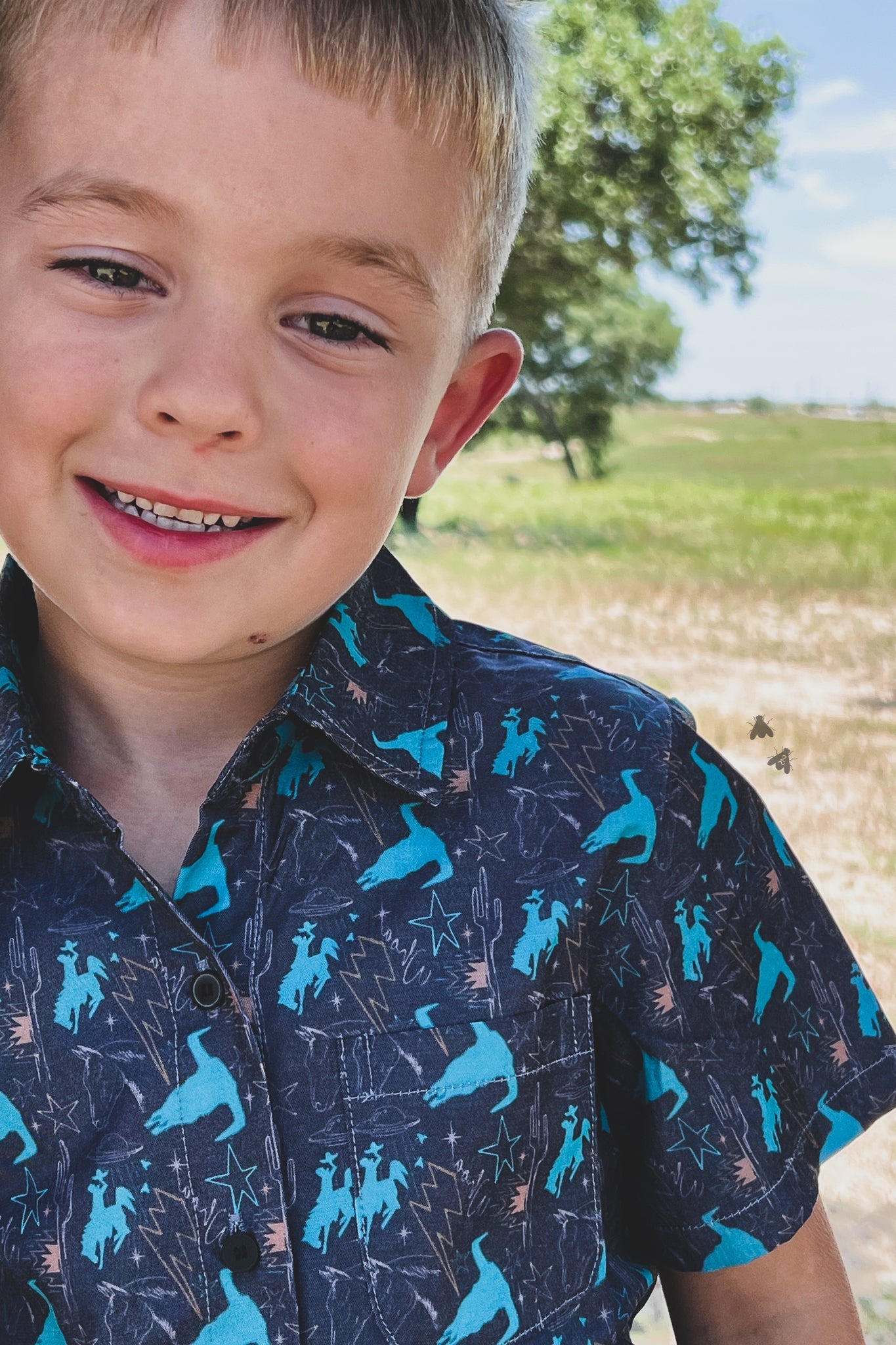 Cosmic Cowboy [Kids] Button Up