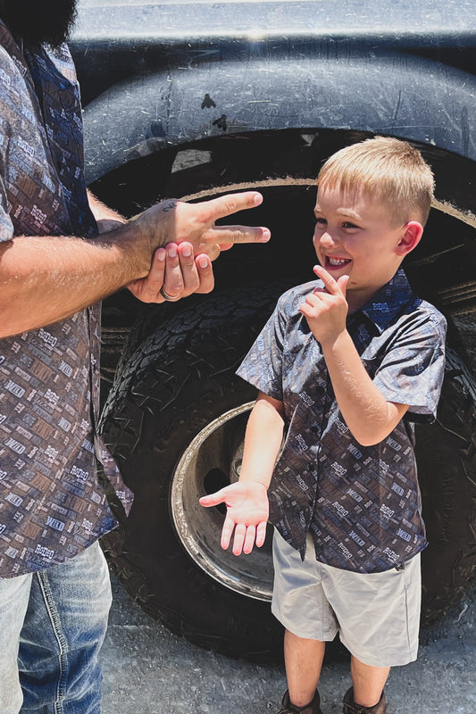 Cowboy Slangin [Kids] Button Up