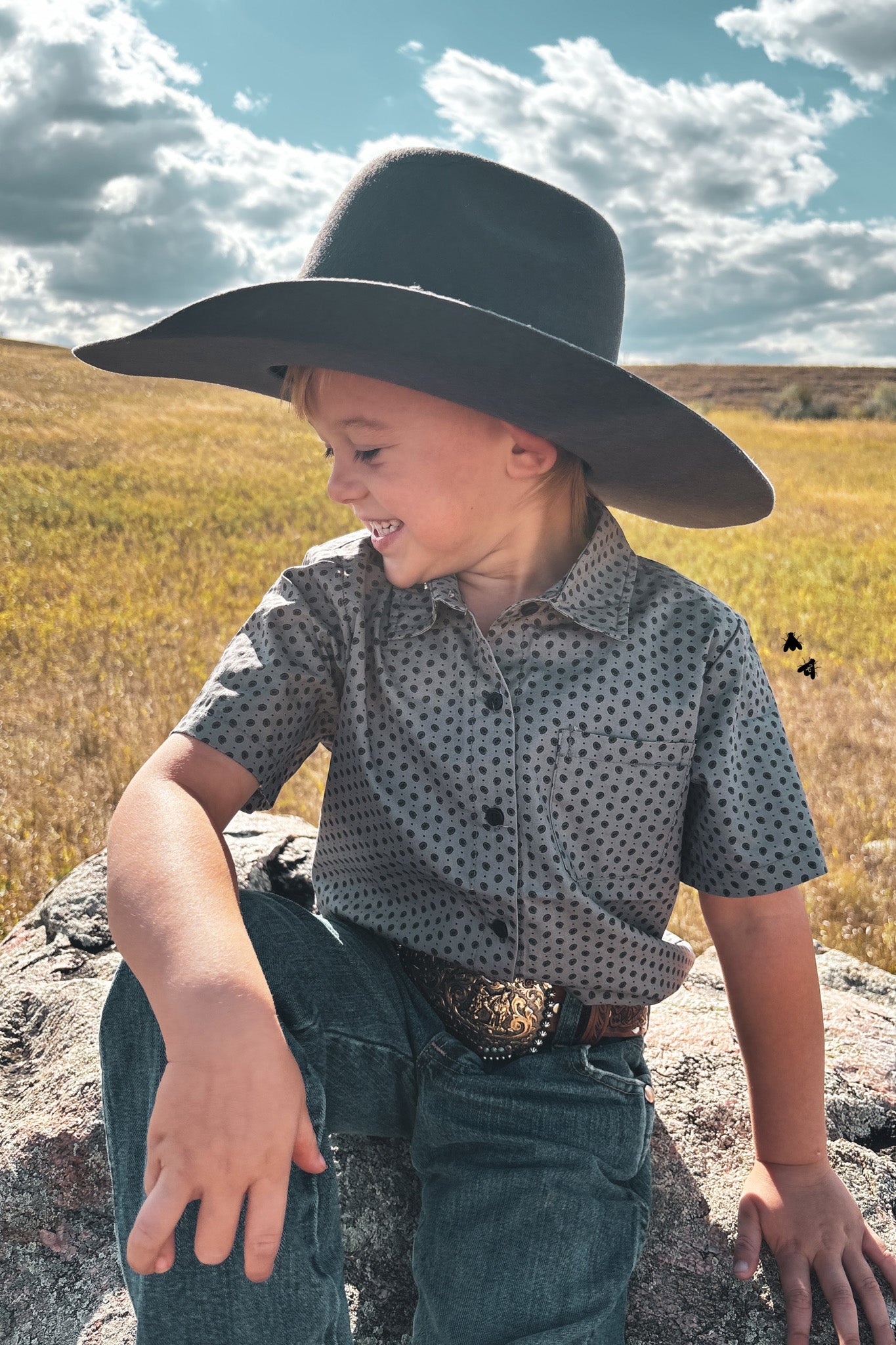 Concho Concho Man [KIDS] Button Up