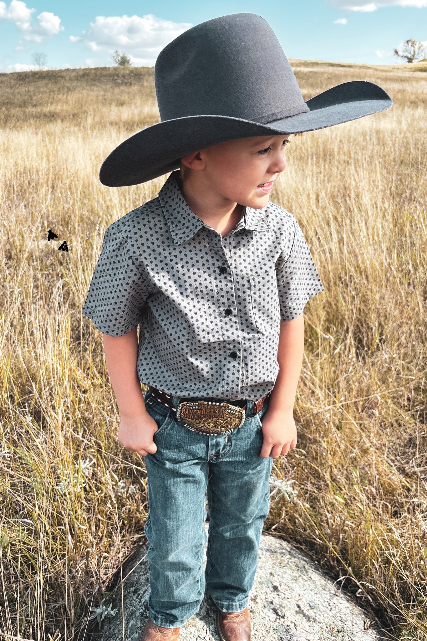 Concho Concho Man [KIDS] Button Up